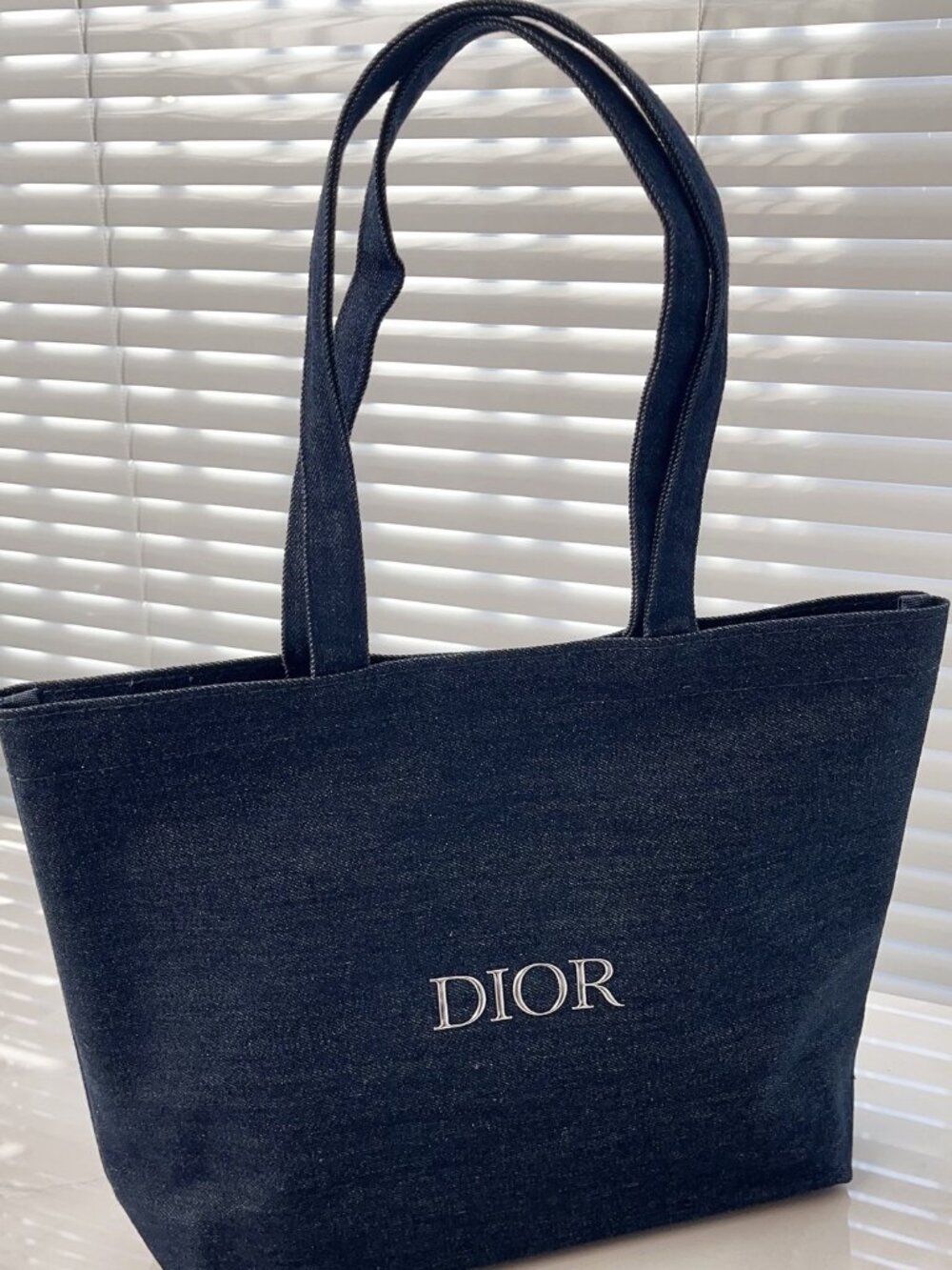 DIOR DENIM TOTE BAG. NEW !